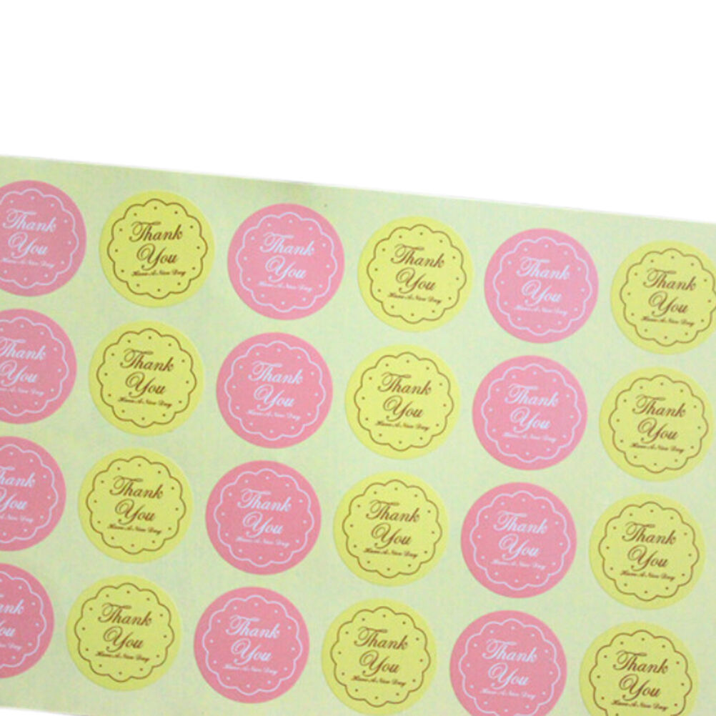 48pcs Thank You Oval Seal Labels, Stickers  for Gift Wrap, Envelopes Bags.l8