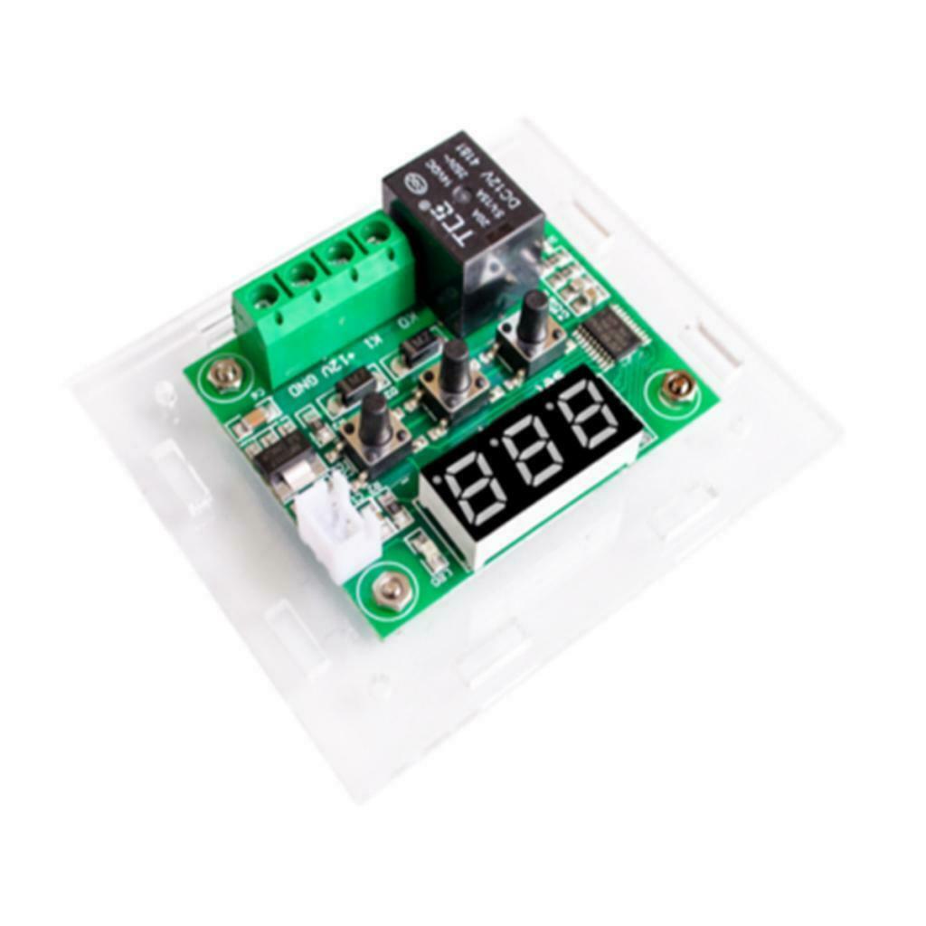 W1209 Digital Thermostat Temp Controller Switch Module + Acrylic Housing