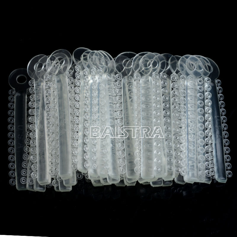 10Packs Dental Orthodontic Ligature Ties Clear-Color 1014pcs/Bag AZDENT