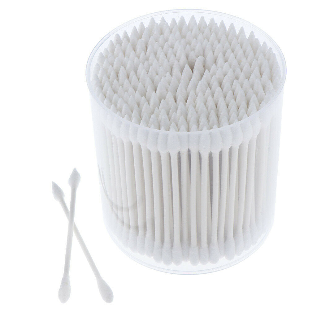 250pcs Cotton Swabs Gun Tip Applicator Makeup Tools Eyelash Extension White