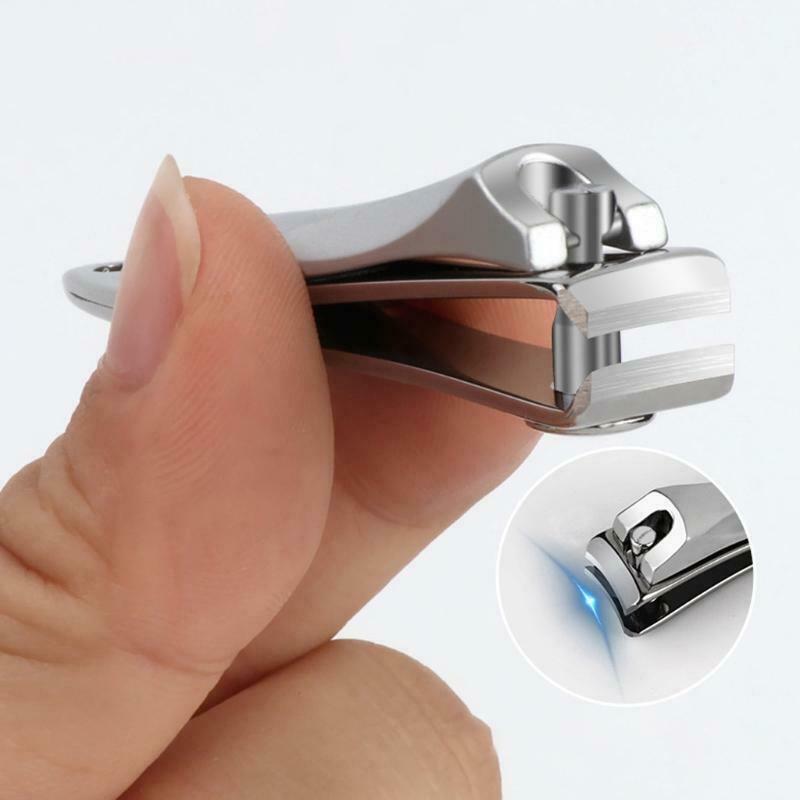 Profession Nail Clipper Stainless Steel Toenail Cutter Fingernail Scissor Trimme