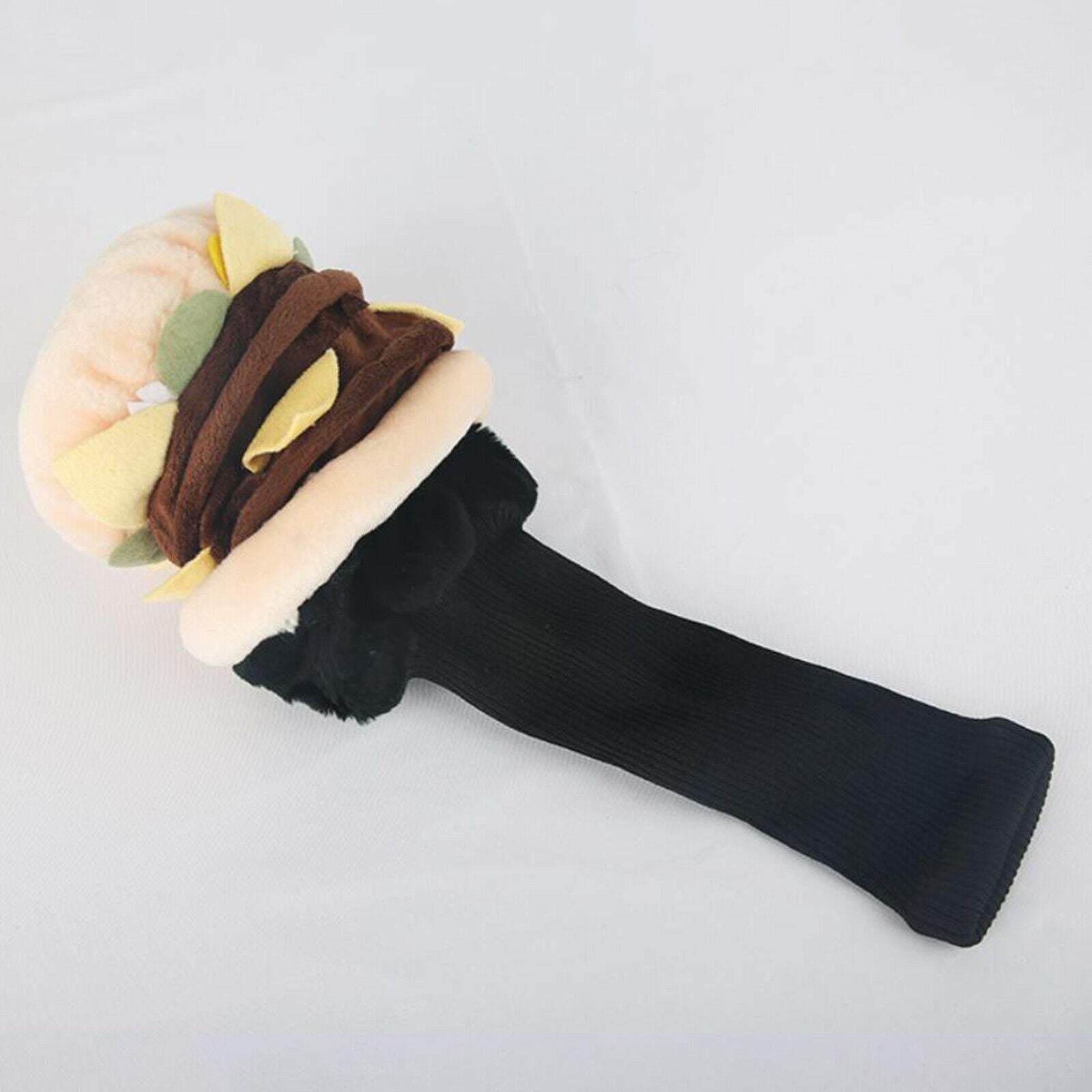 Plush Hamburger Golf Driver Headcover Novelty Club Head Covers Giveaway