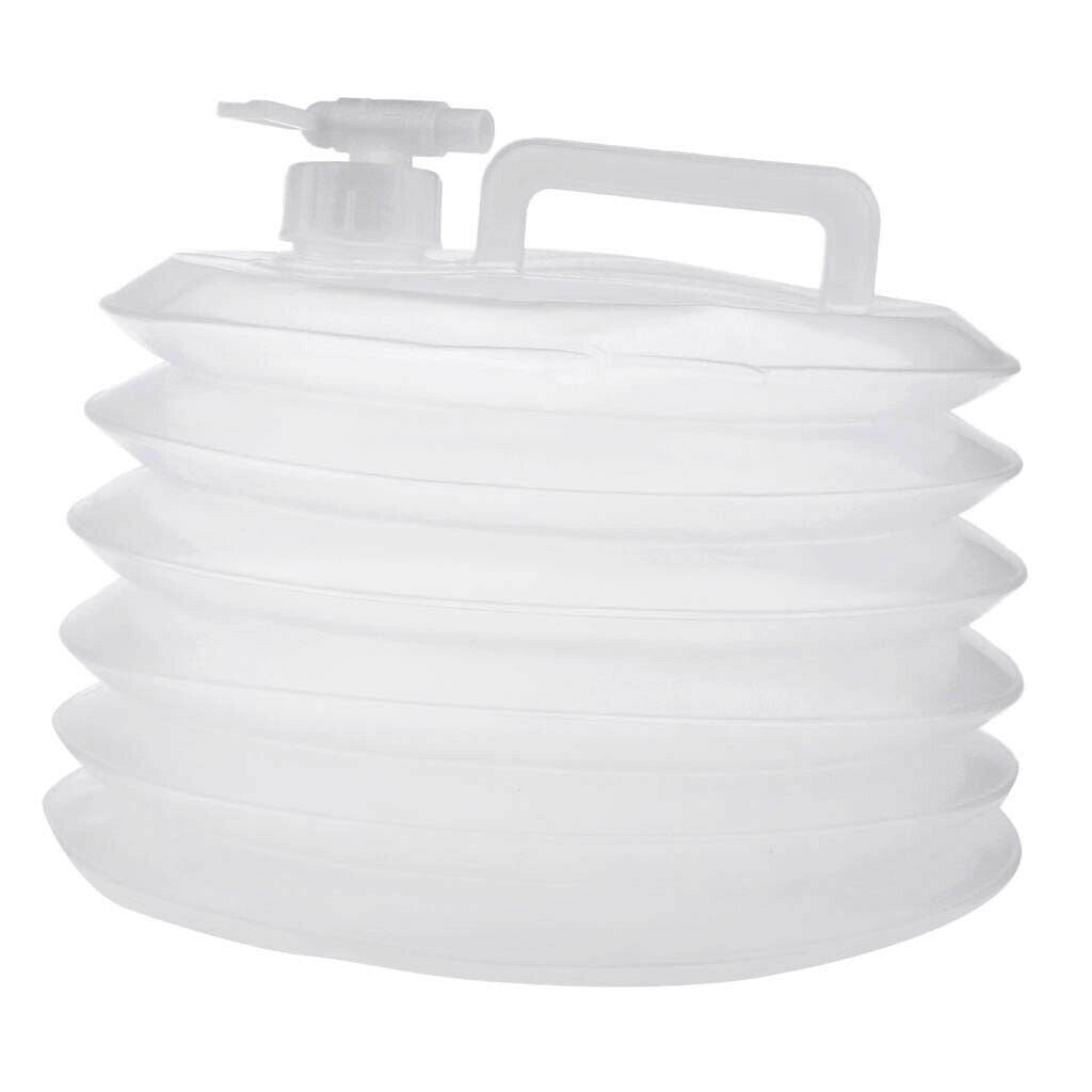 10L Collapsible Water Container Bag Outdoor Camping Water Storage Carrier