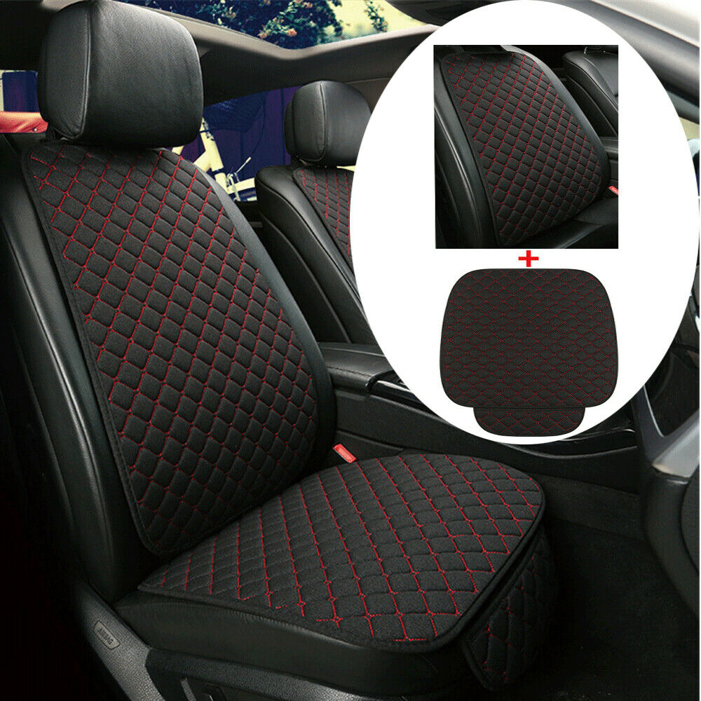1pc Linen Seat Cover Mat Cushion Four Seasons Universal Car Truck Easy Install