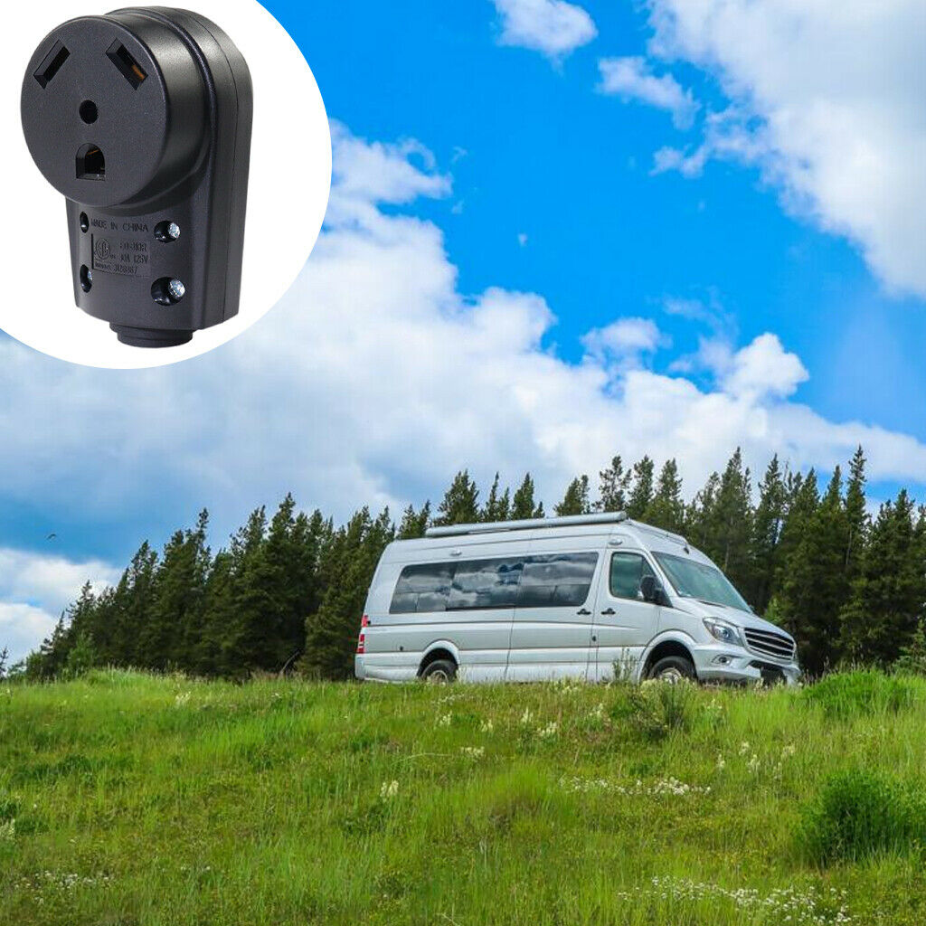 Female Socket Replacement Plug 125V 30A Receptacle Plug for American RV