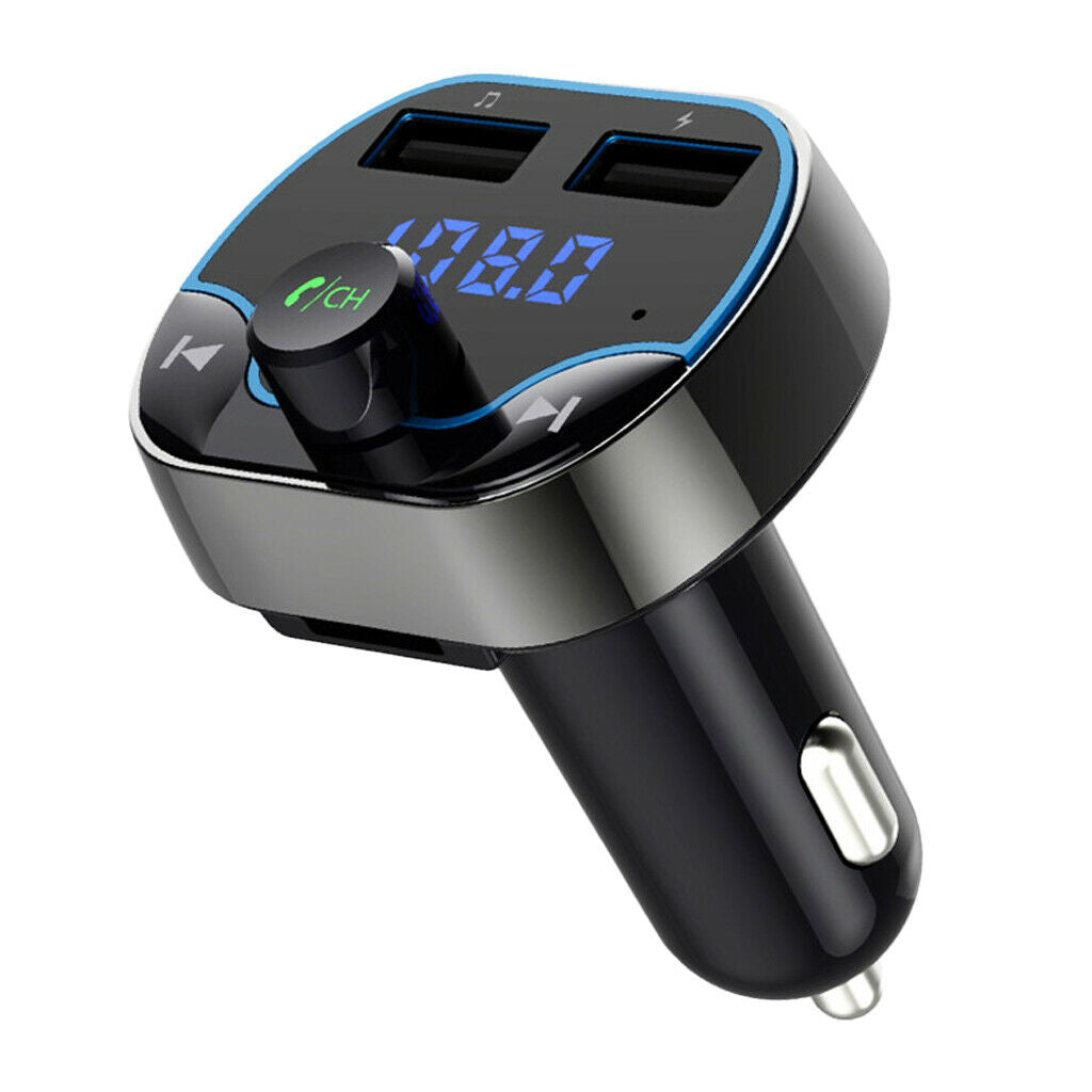 Car Bluetooth Cigar Plug FM Transmitter MP3 Player Adapter Kit USB Charger
