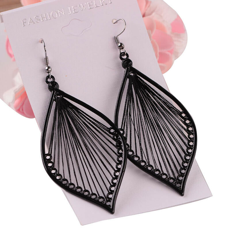 Leaf Eardrop Studs Earrings Boho Women Hook Drop Dangle Earrings JewelryJ.l8