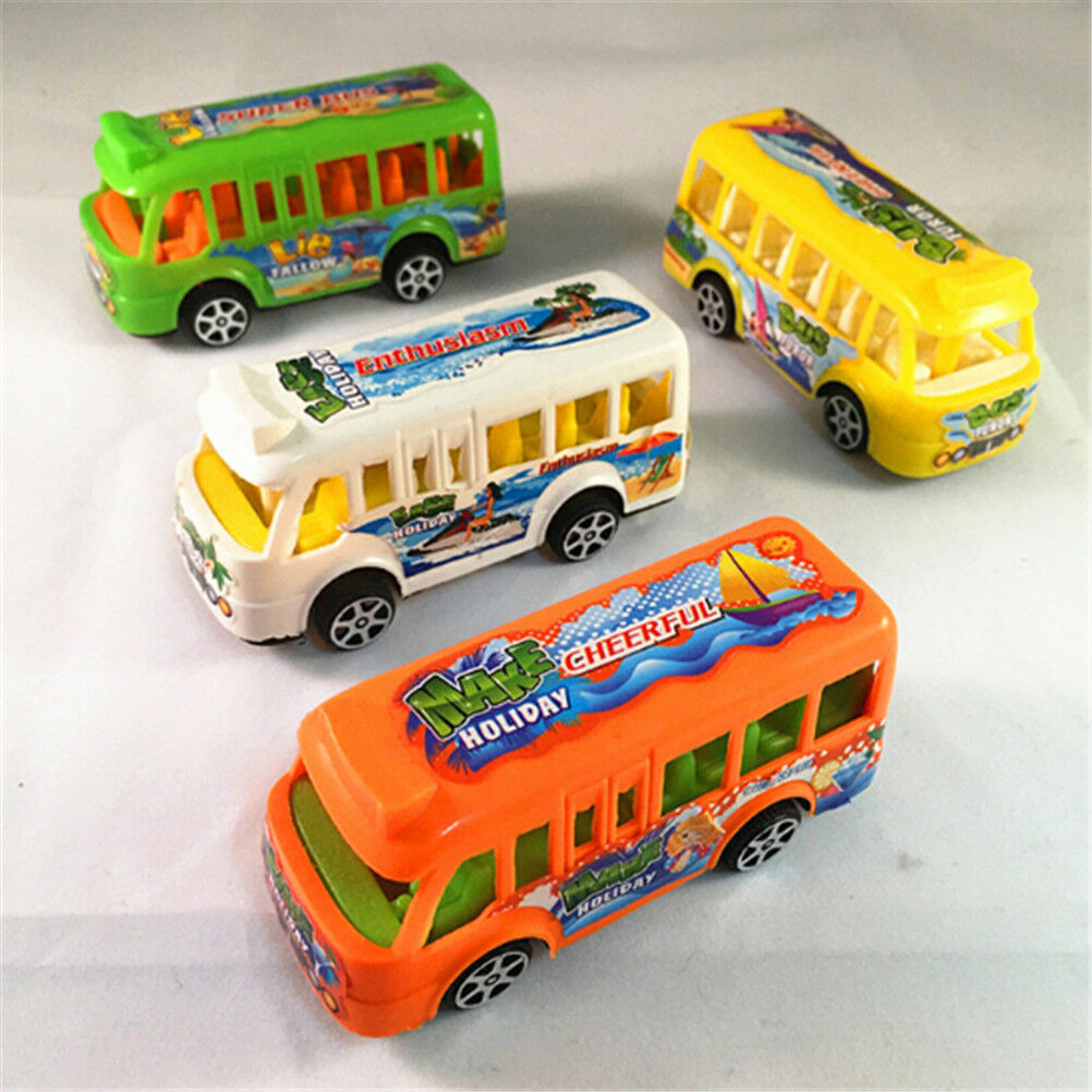 Plastic School Bus Kids Toys American Student Pull Back Kids Gifts Toys MEBDDD