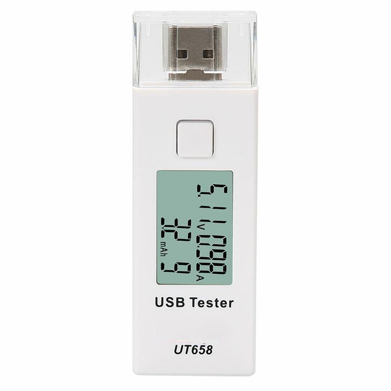 Ut658 Digital Usb Tester U Disk Mobile Power Charger Voltmeter Ammeter Max 9V