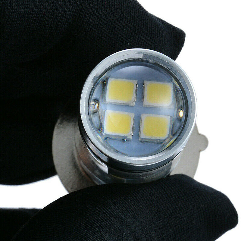 BA20D H6 2323 20SMD LED 100W Motorcycle Fog DRL Brake Parking Light Lamp Bulb BD