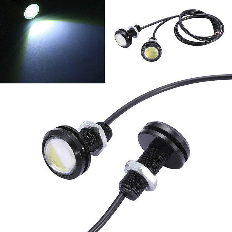 2X 18W Eagle Eye Lamp Daylight LED DRL Fog Daytime Running Car Light Tail GwDFA