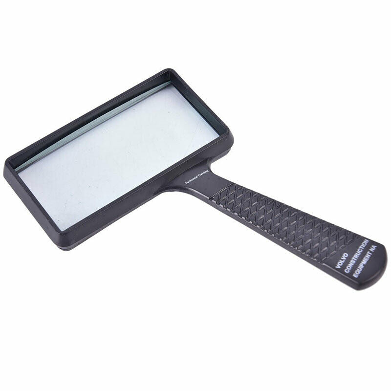 100x50mm Rectangle Handheld Reading Magnifying Glass 5X HD Real Glass MagnifBDA