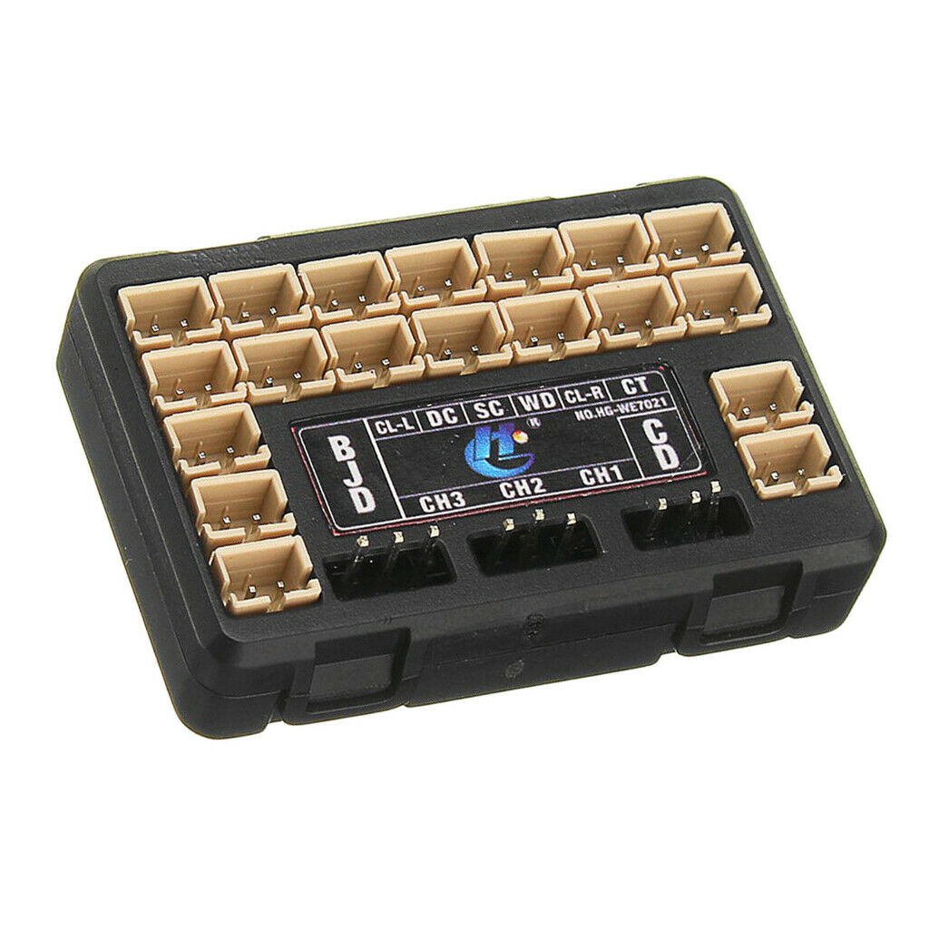 For HG P402 P407 P601 P801 P802 1:10 1:12 Universal RC Car LED Light IC