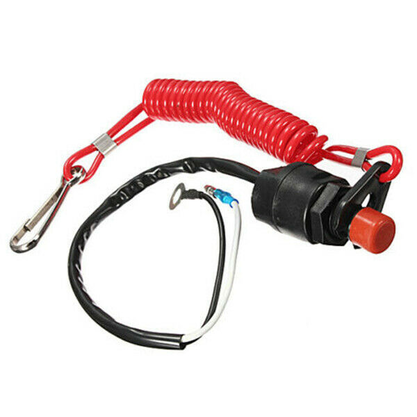2X(Boat Motor Emergency Kill Stop Switch for Yamaha /Tohatsu Outboard Stop S9A6)