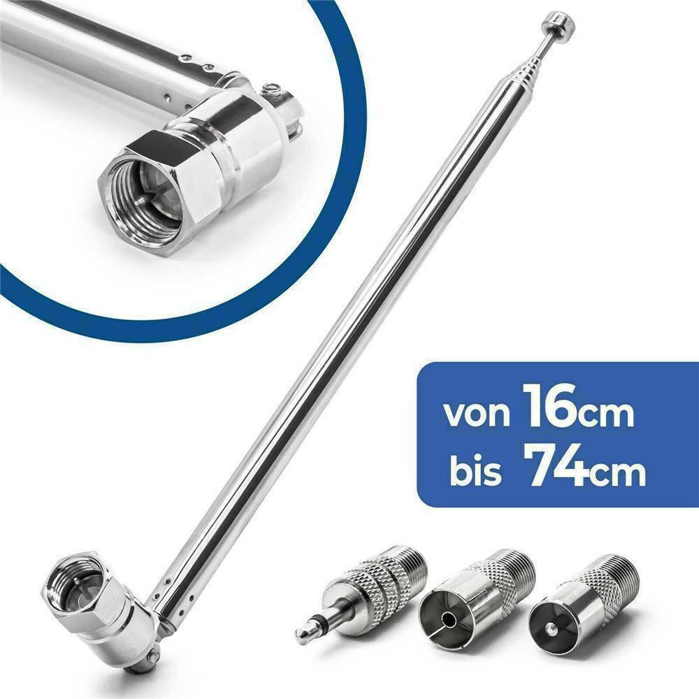 Telescopic FM Aerial Antenna Indoor for TV FM AM Radio Home Stereo Receiver AVâ¤