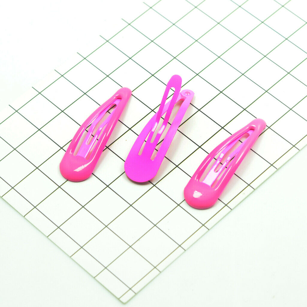 20pcs Cute Snap Hair Clips Metal Cute No Slip Barrettes Hair Pins for Girls