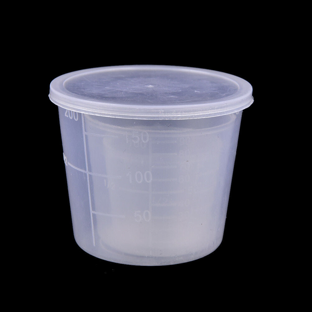 Small Plastic Glue Mixing Cup Bait Mix Measuring Cups Kit  for Carp Fishin.l8