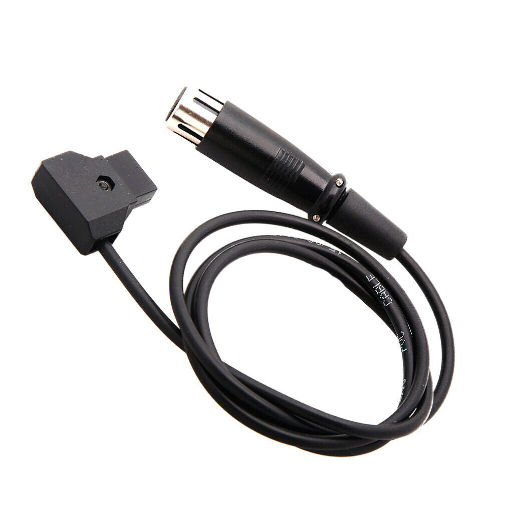D-Tap Male to Female 4-Pin XLR Cable for Power Supply Battery Adapter 1Meter