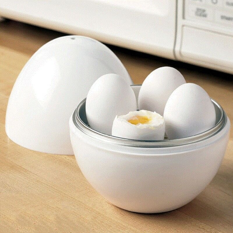 Ball Shape Microwave 4 Eggs Cooker Hard Boiled Boiler Kitchen Tool Hot