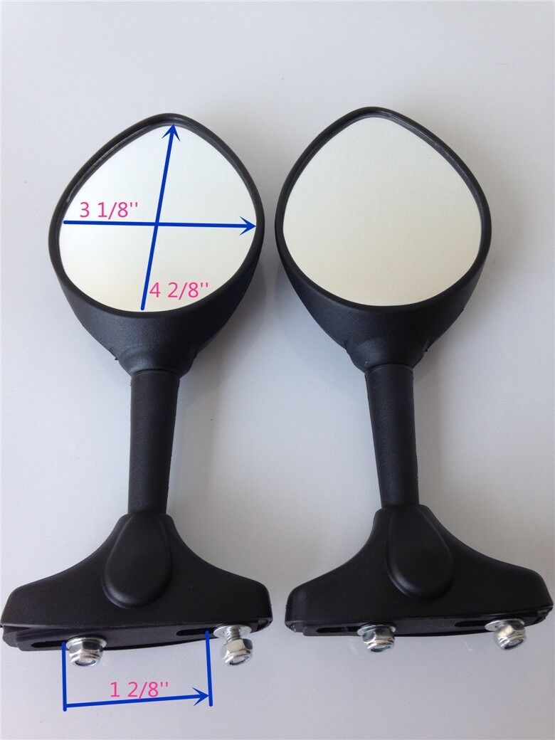 Mirror Fit For Kawasaki Ninja 500 ZX6R ZX7R ZX9R ZX 10R 12R 14R 636 ZZR600 ZX250