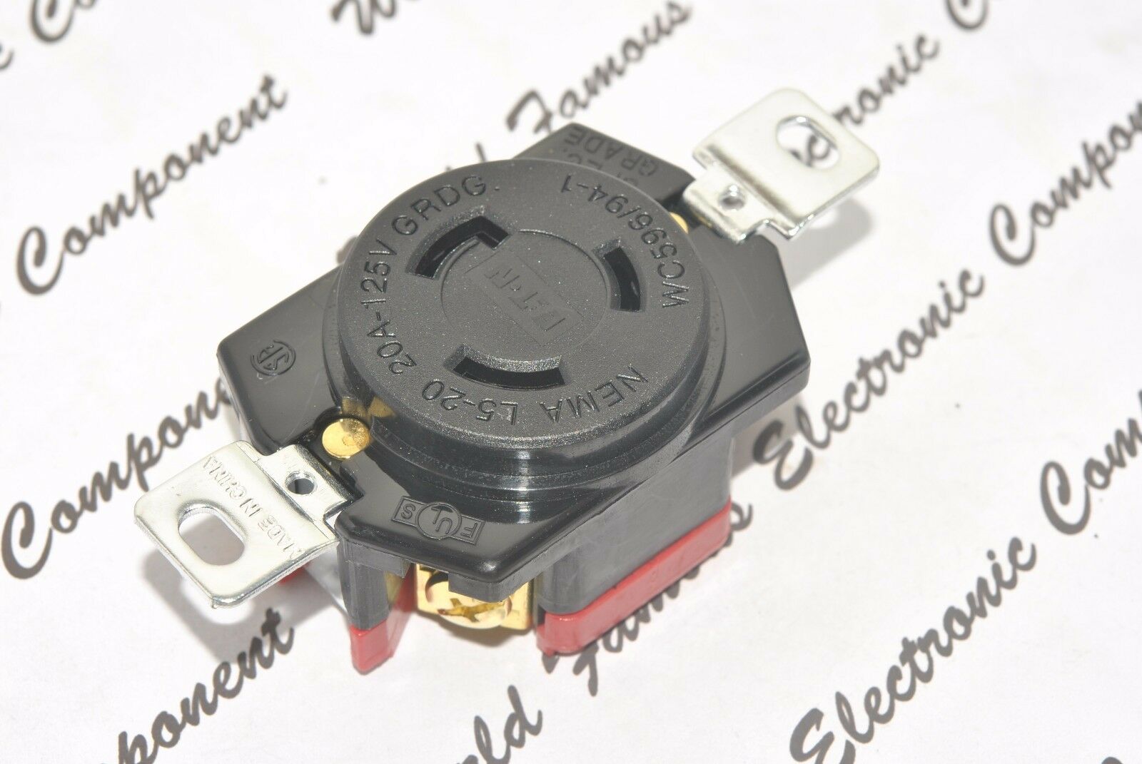 1pcs - COOPER L520R NEMA L5-20R 20A 125V Twist Hart-Lock Locking Receptacle