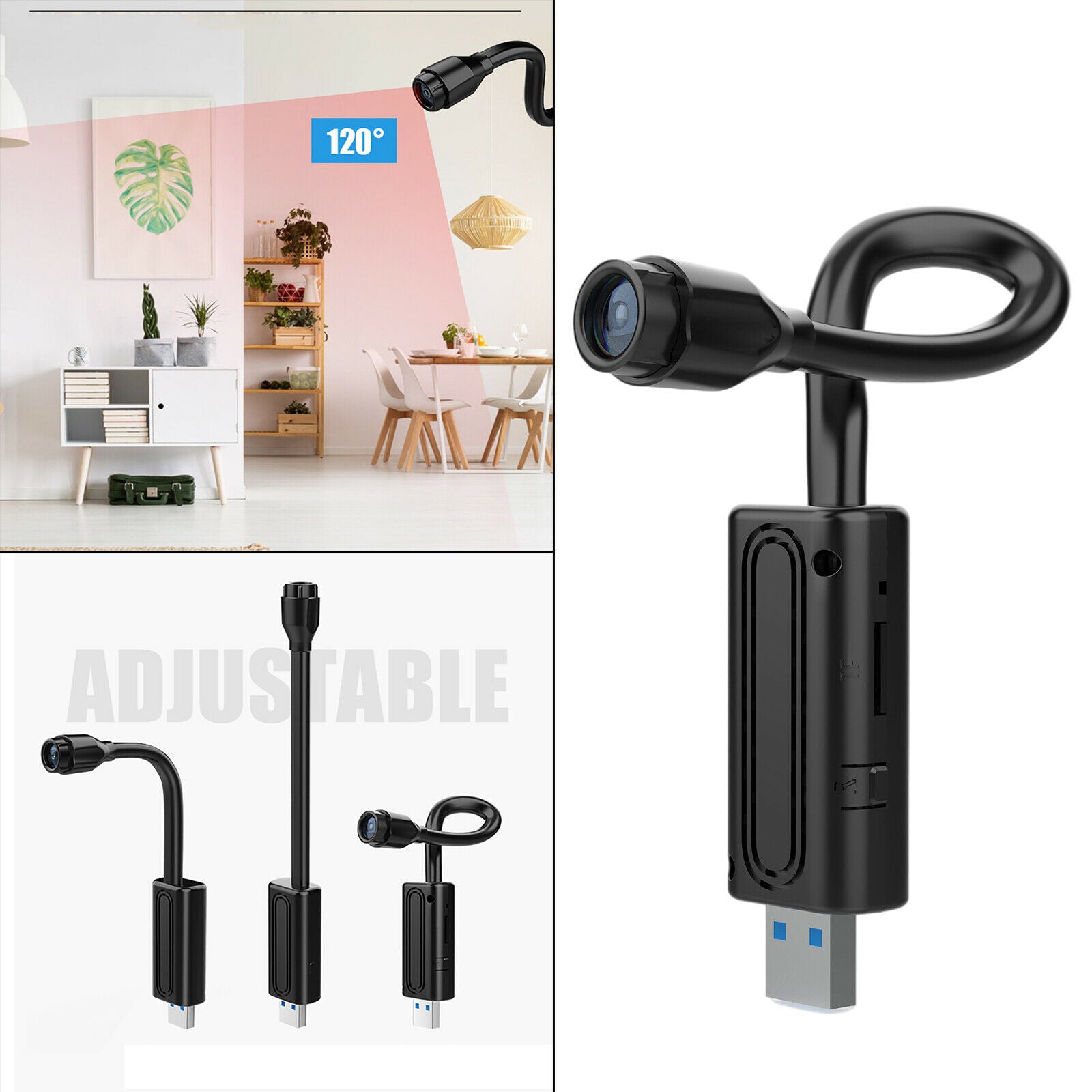 Mini USB IP Camera Wireless WiFi Security Audio Camcorder Motion Detection