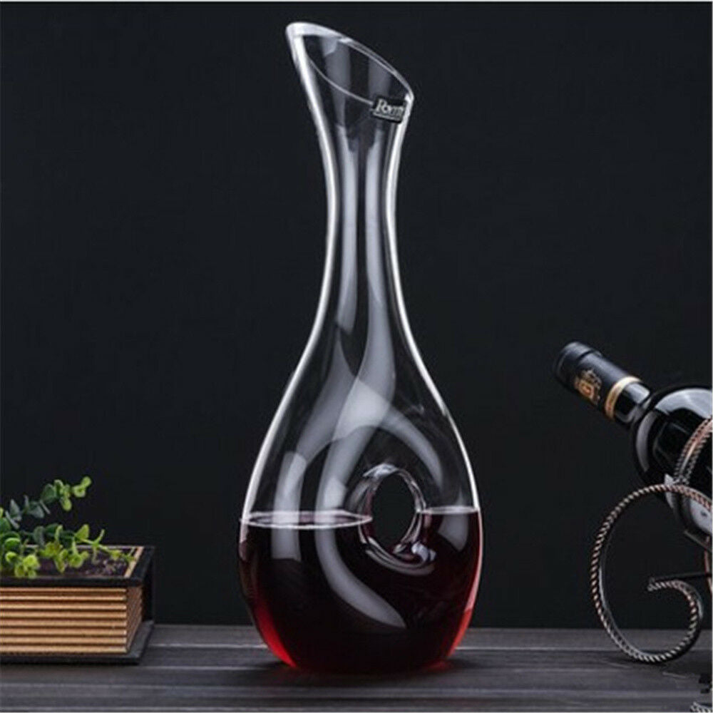Crystal Snail wine decanter Lead-free wine Carafe Accessories Handmade 1150ml