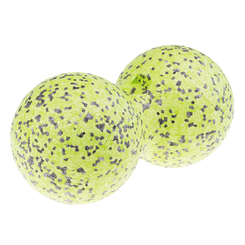 Double Massage Ball Peanut   Point For Yoga Gym Training Sports Green