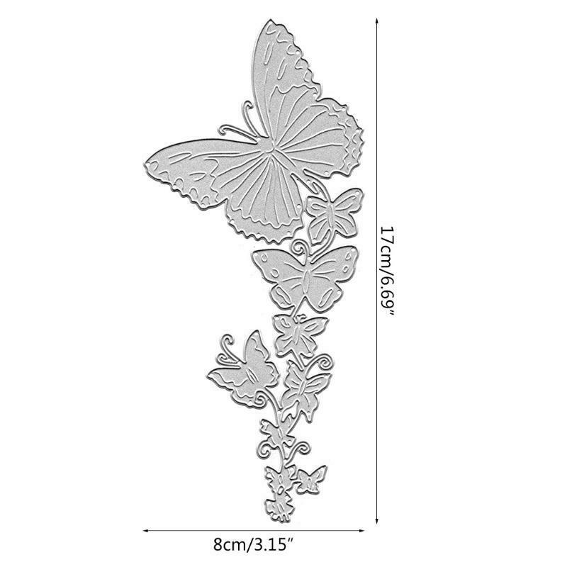 DIY Craft Scrapbooking Butterfly Die-Cuts Border Frame Embossing Paper Scrapbook