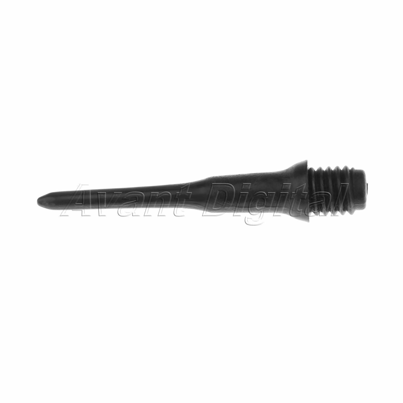 100 Pcs Durable Soft Tip Replacememt Nylon Point Soft Tip Darts Tools Black