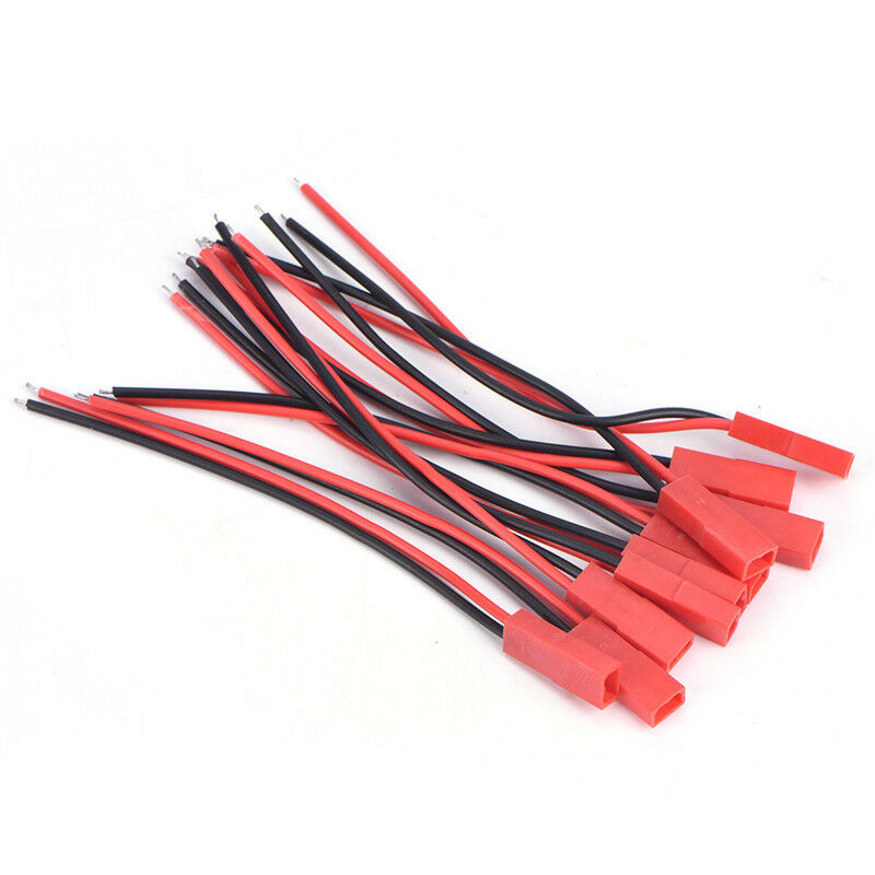 10X 2Pin 2.54mm Male and Female Wire Connector Plug Cable For RC Battry ModeY1