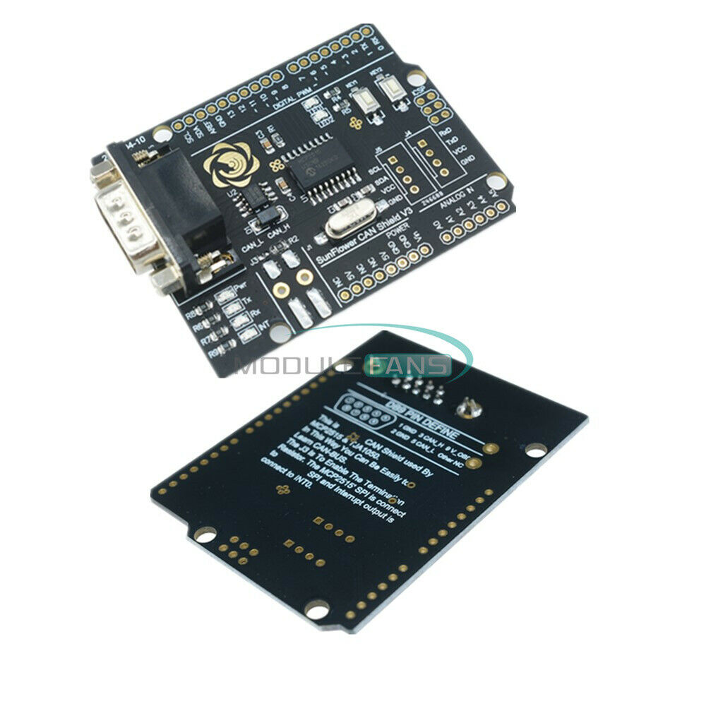 MCP2515 Can Bus shiled board module arduino-CompatibleÂ  For Arduino 4.8V - 5.2V
