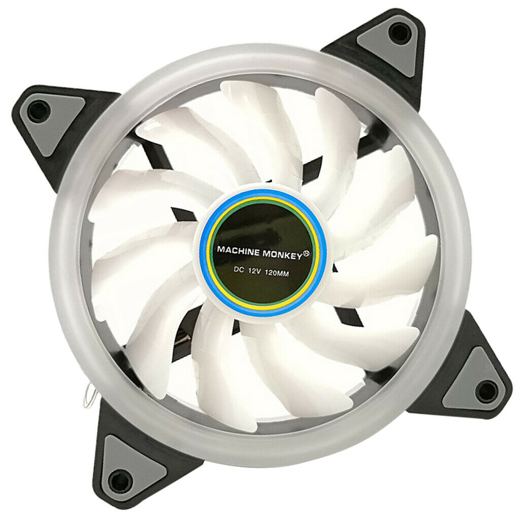 120mm 12cm Hydraulic Bearing Computer Case CPU Cooling Fan RGB LED Cooler