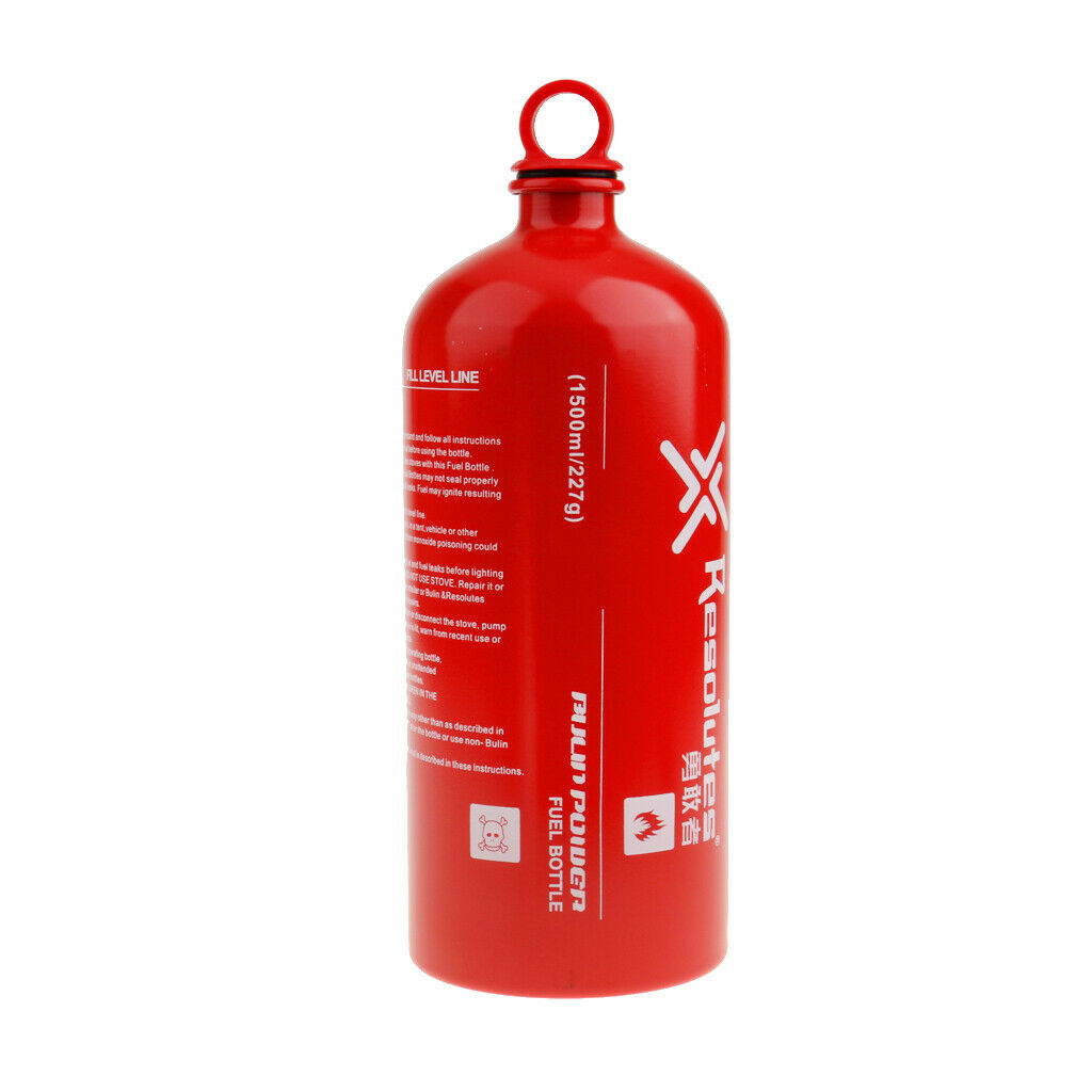 Premium Portable Camping Fuel Bottle Outdoor 1500ml Gas Oil Holder Petrol