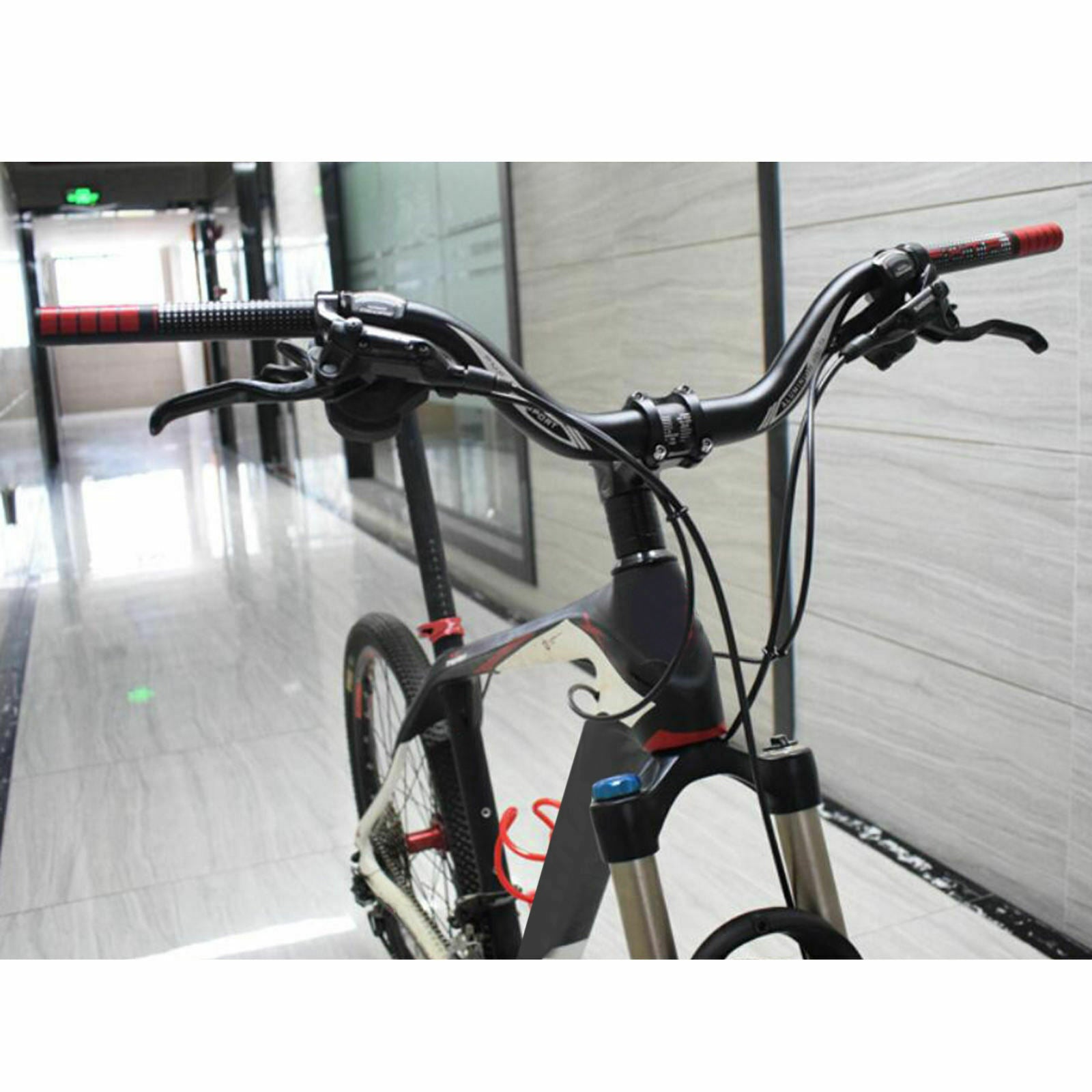 2x Mountain Bike Handlebar Riser Bar Extra Long Handle Bar Component Parts