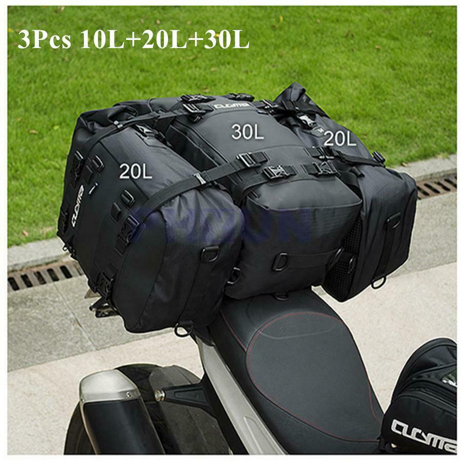 Universal 20L Multi-function Waterproof Motorcycle Rear Tail Seat Bag Side Bag