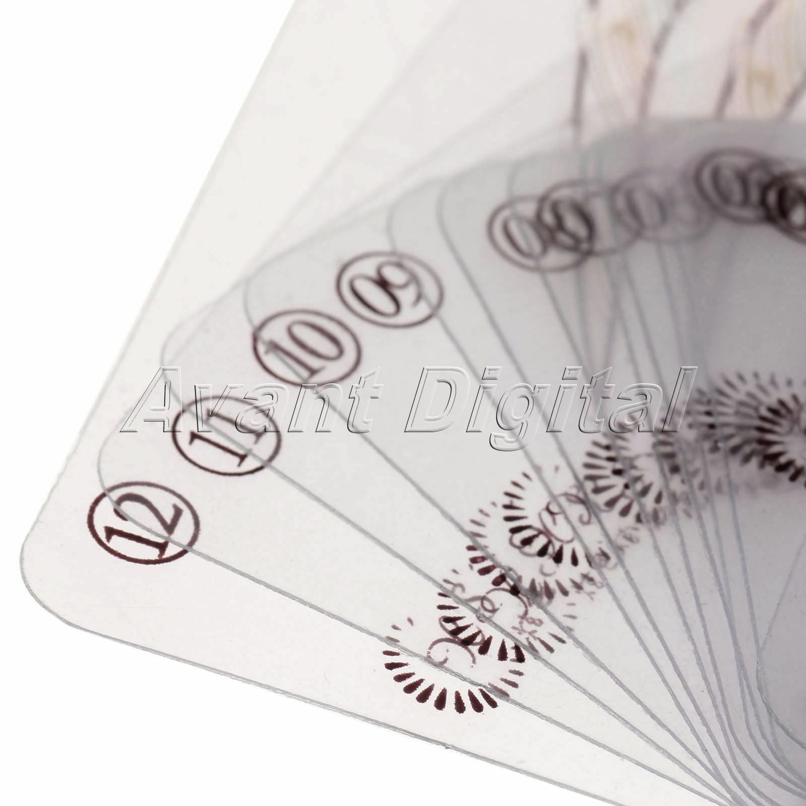 12pcs/Pack Eyebrow Stencil Permanent Makeup Plastic Template Women Beauty Supply