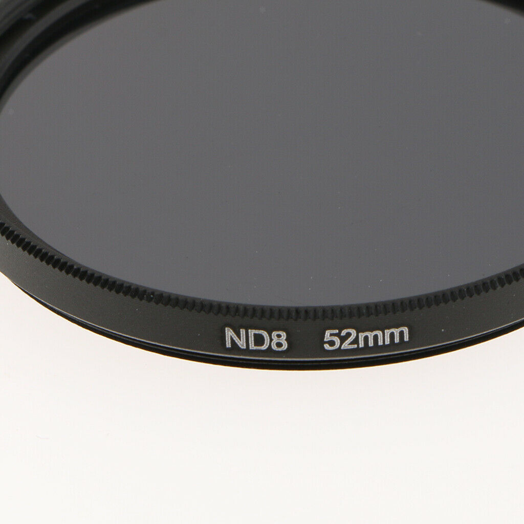 Variable ND filter 52mm ND8 ND filter HD neutral density gray filter, off