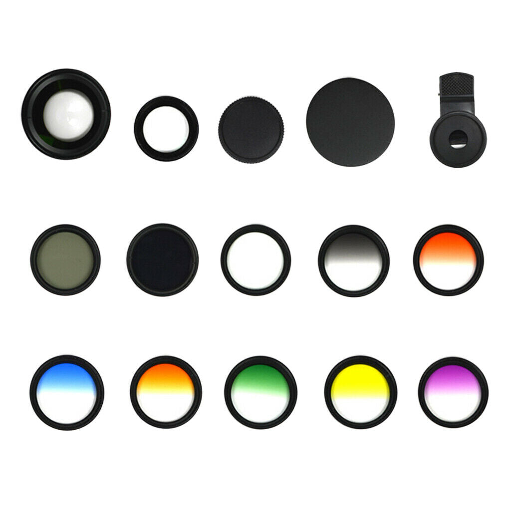 12 in 1 37mm filter phone camera lens CPL filter ND8 STAR