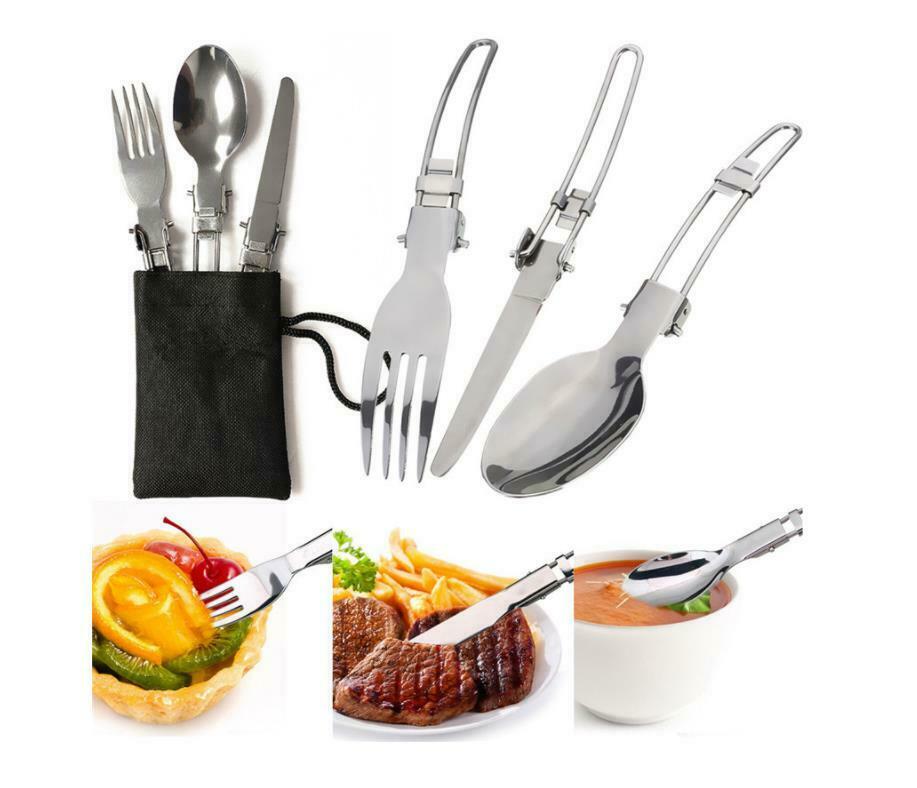 Portable Gas Camping Stove Butane Propane Burner Outdoor Hiking Picnic Cookware