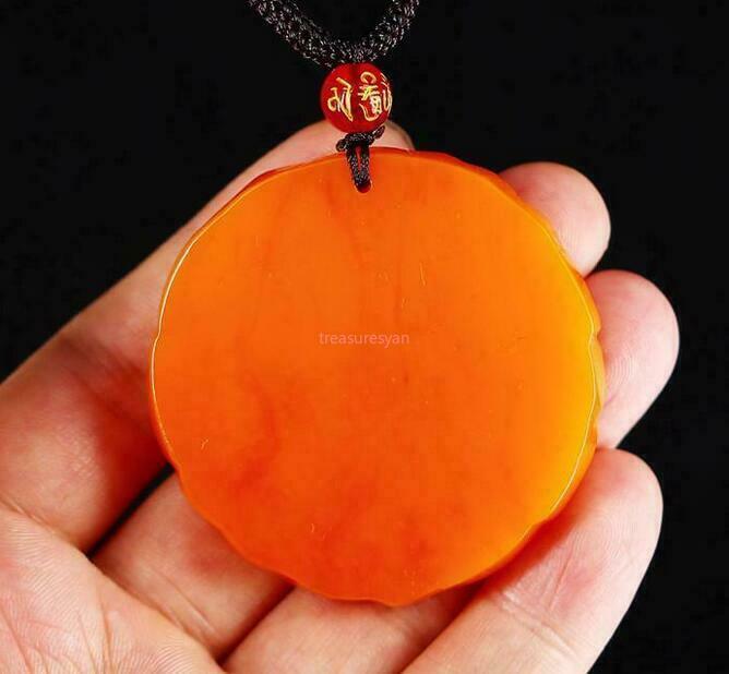 Yellow Jade Kirin Pendant Amulet Fashion Natural Jadeite Necklace Jewelry Gifts
