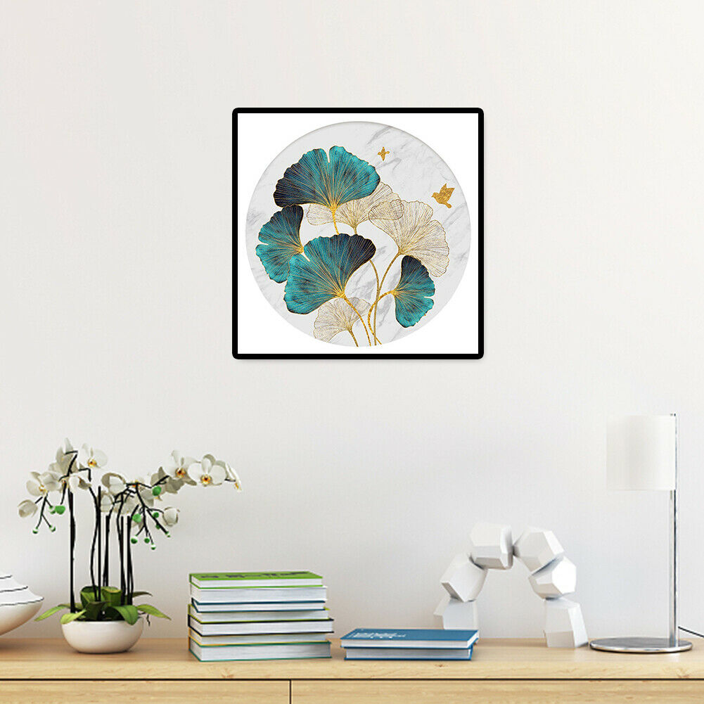 Lotus Leaf 5D DIY Full Round Drill Diamond Painting Cross Stitch for Gifts @