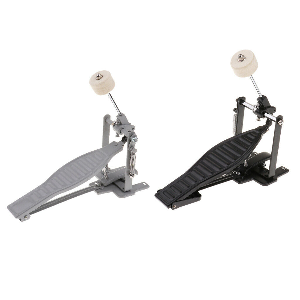 New Single Bass Drum Pedal Chain Drive Percussion Children Gift Black Black