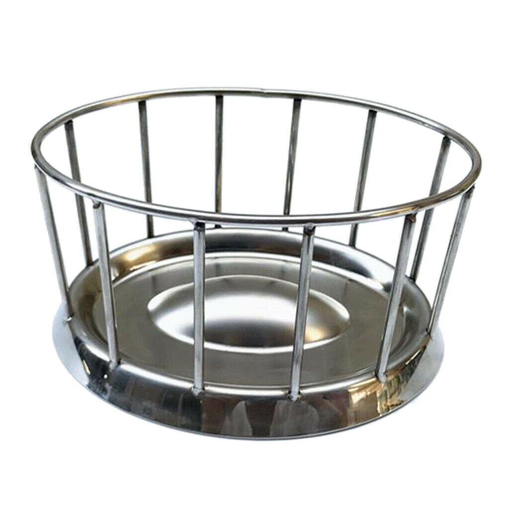 Stainless Steel Tortoise Food Bowl Turtle Food Dish Dispenser Feeding Tool B