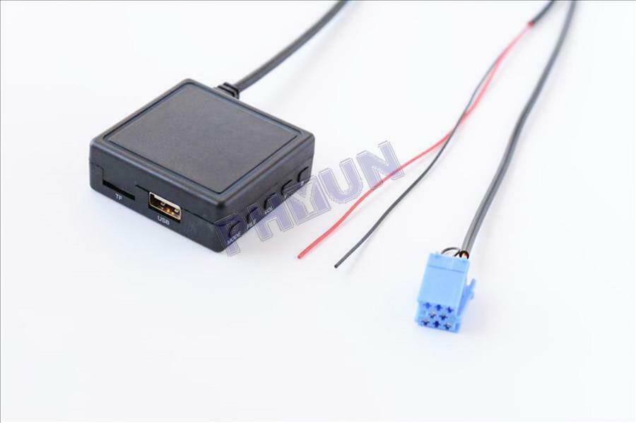 For Mercedes Smart 450 Bluetooth Handsfree Adapter AUX Cable Kit + Microphone