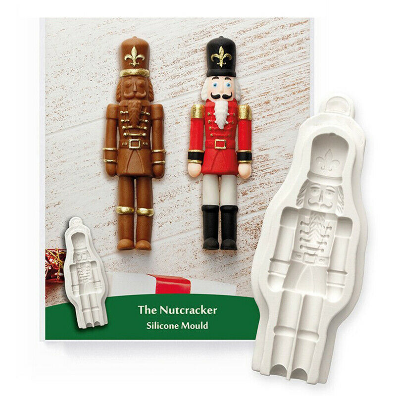 Nutcracker Solder Silicone Mold Sugarpaste Candy Chocolate Baking Mold Xm.l8