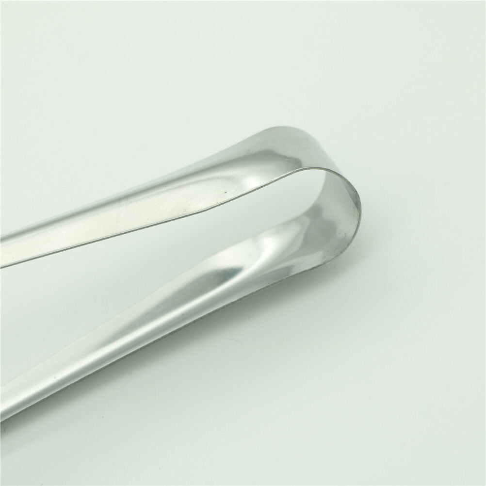 Stainless Steel Barbecue  Clip Bread Food Ice Clamp Ice Tong ToolBarKit.l8