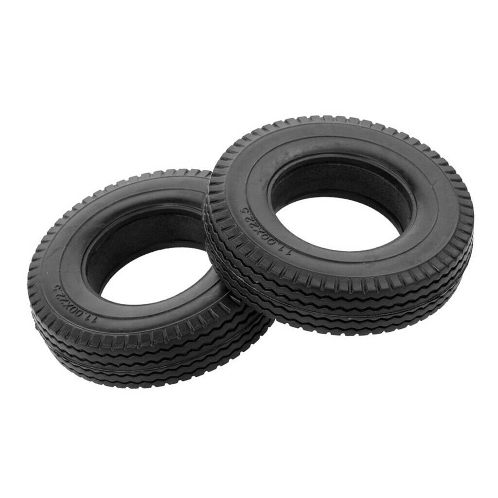 2Pcs RC Spare Parts Tractor Tyres 85mm for 1/14 RC Car Accessory Parts