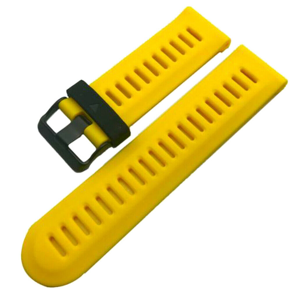 26mm Band for Garmin Fenix Smart Watch Replacement Strap WristBand Yellow