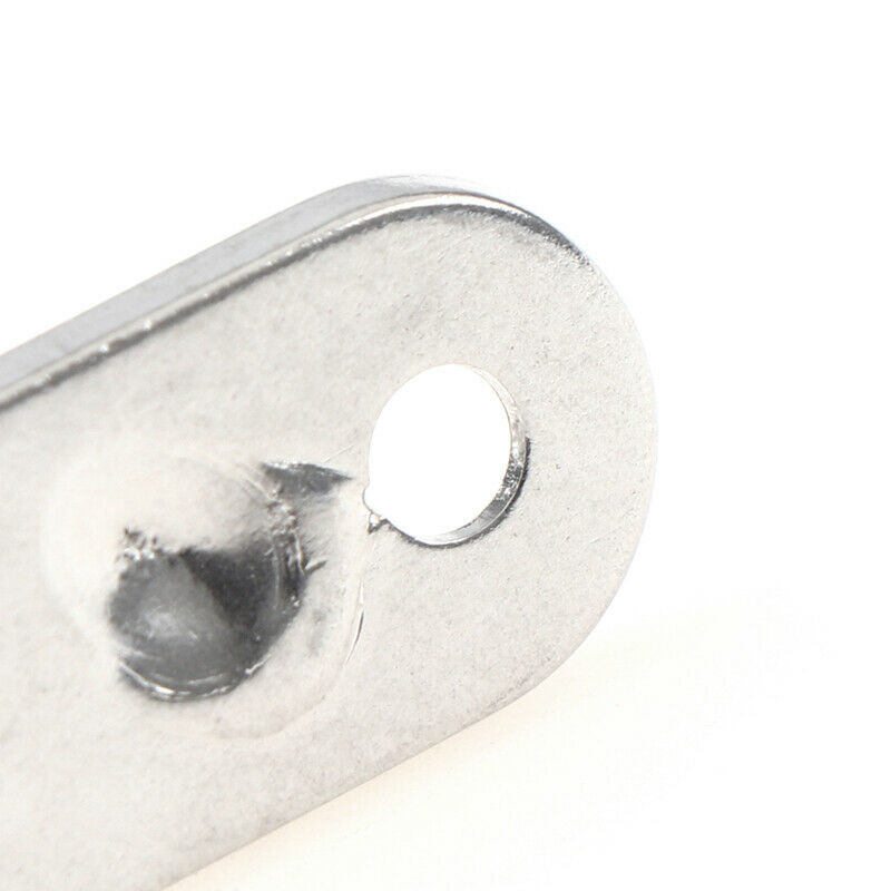 4 Pcs Stainless Steel Oblong Pad Eye Plate Staple Ring Hook Loop U-Shap.l8